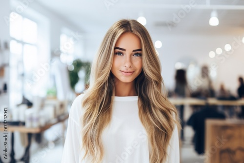 Wallpaper Mural The Professional Blonde: A Confident Woman Rocking the Office Look Torontodigital.ca