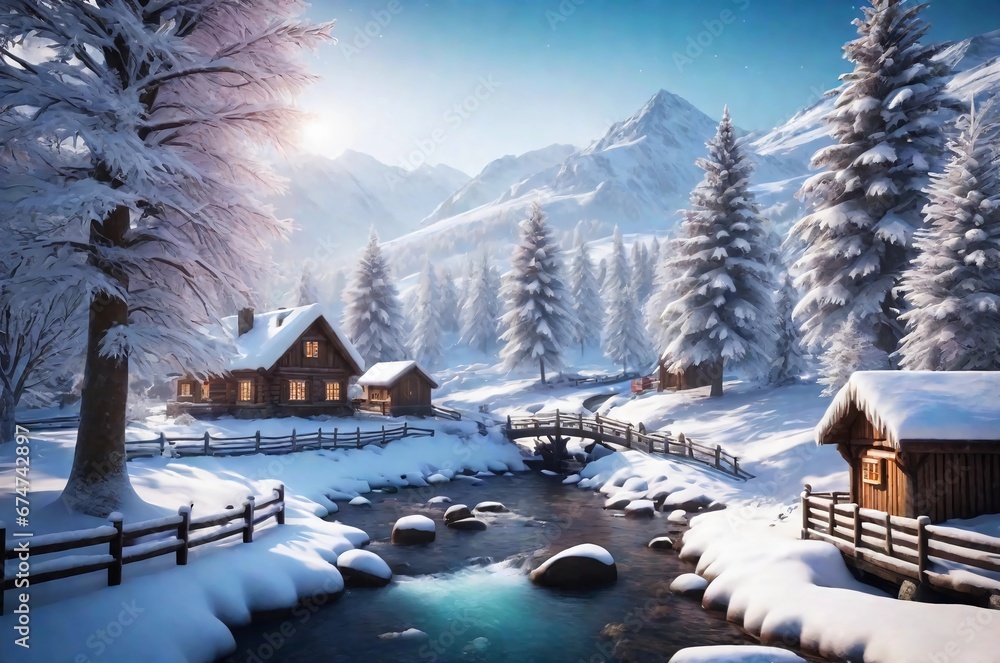 Snowy beauty of the season: Explore the winter wonderland of Christmas