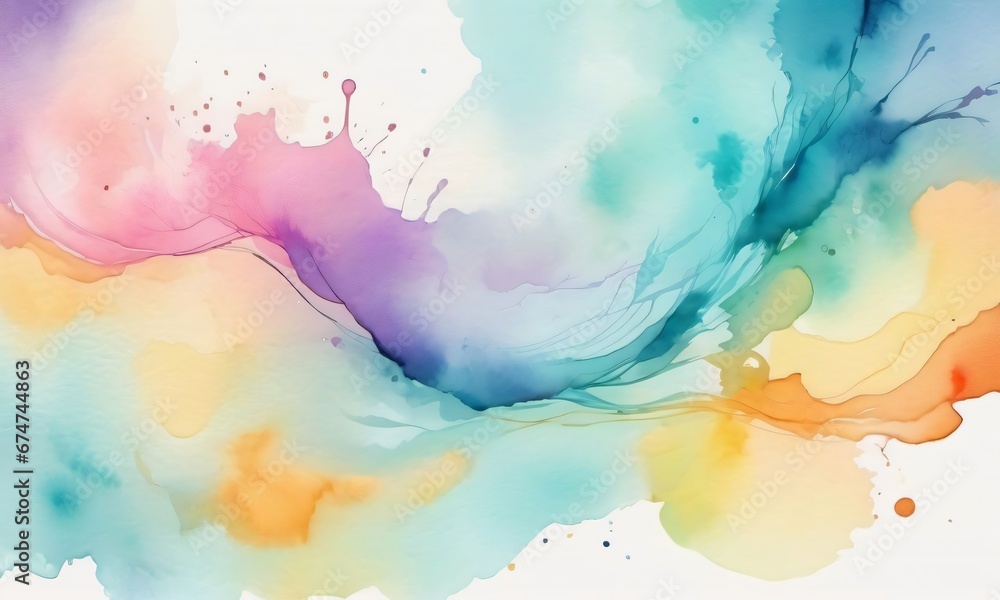 Light Watercolor Abstract Background. Light Watercolor Abstract Background.