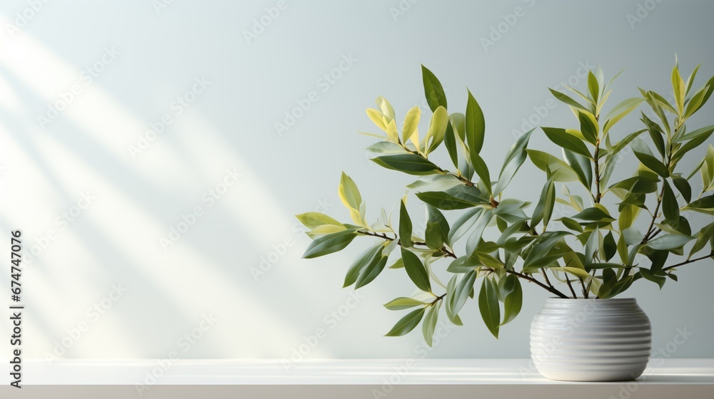 Stylish Indoor Plant Setting for Product Showcase Stylish Indoor Plant Setting for Product Showcase