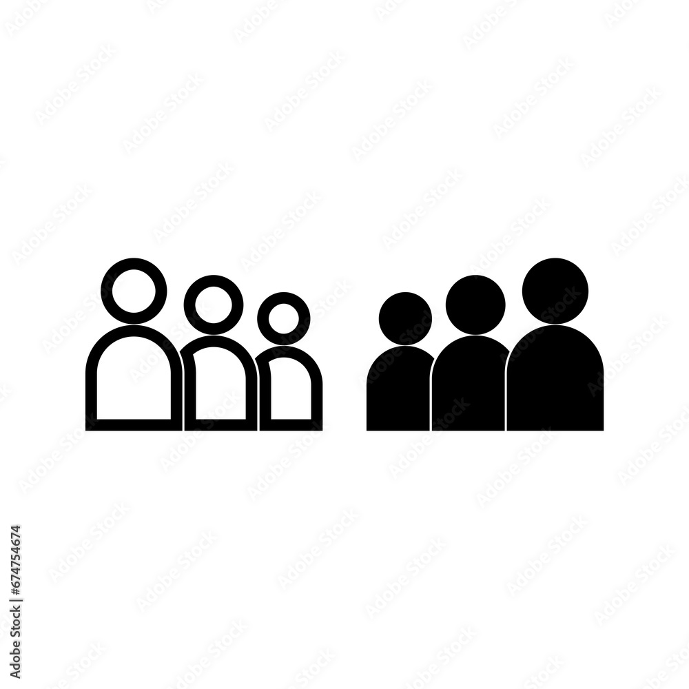 Person icon. Person icon image isolated on white background Person icon. Person icon image isolated on white background
