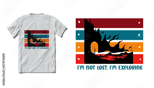 The mountain T Shirt Design, t shirt design template, T Shirt Images