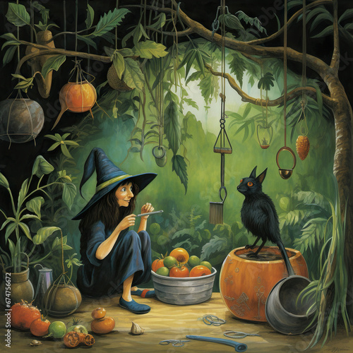  a witch from Julia Donaldson and Axel Schefflers photo