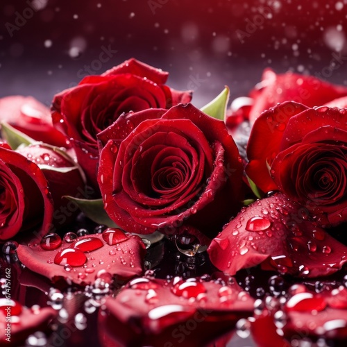 Red roses for Valentine s Day