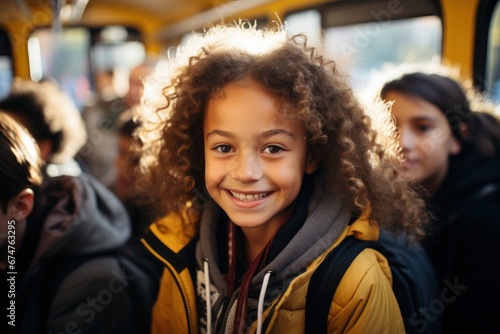 Kid on school bus © alas_spb