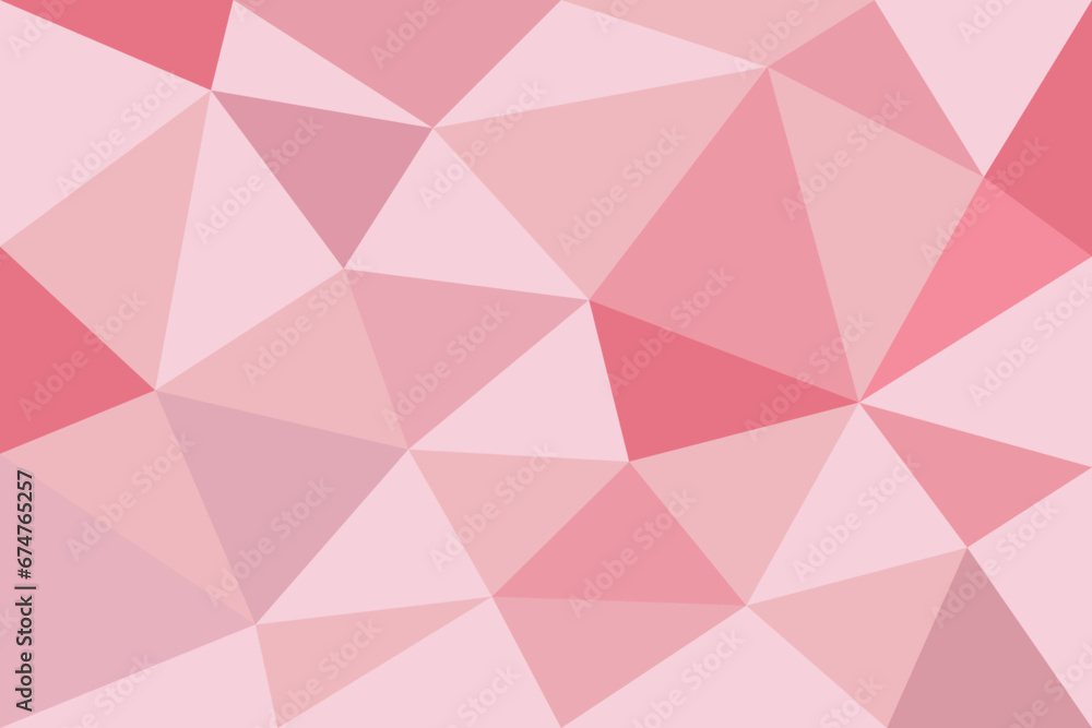 Obraz premium Pink light polygonal mosaic background for business banner design template