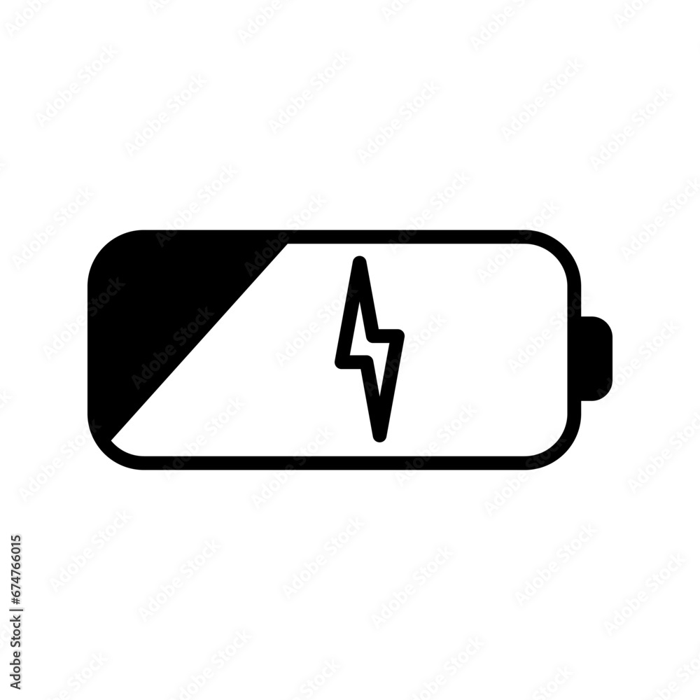 No battery icon. Battery prohibited. Illustration vector No battery icon. Battery prohibited. Illustration vector