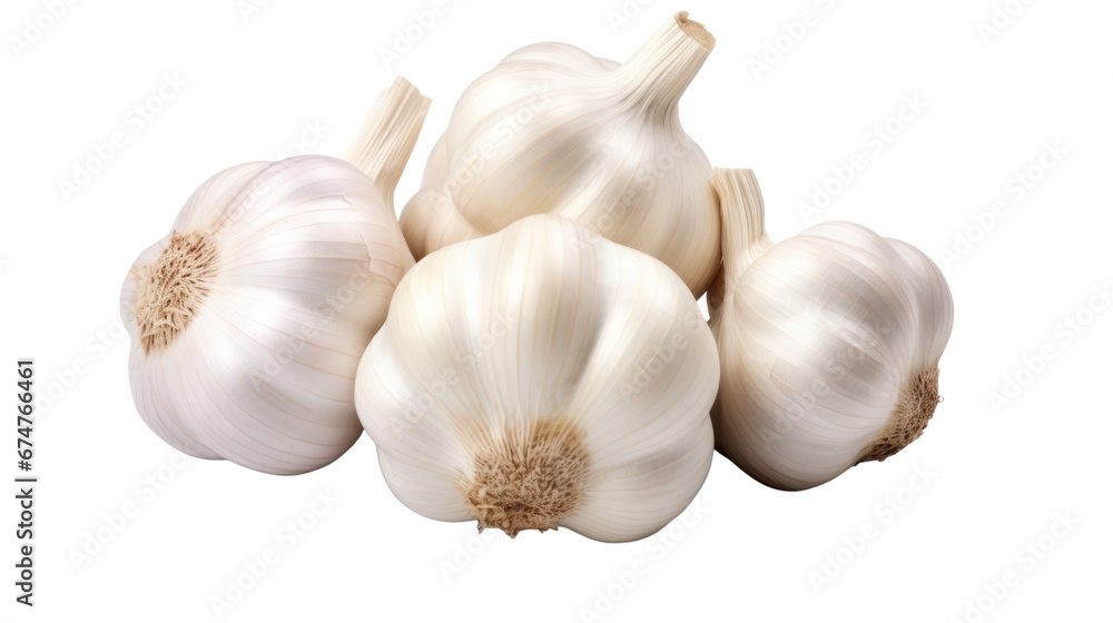 garlic on the transparent background garlic on the transparent background