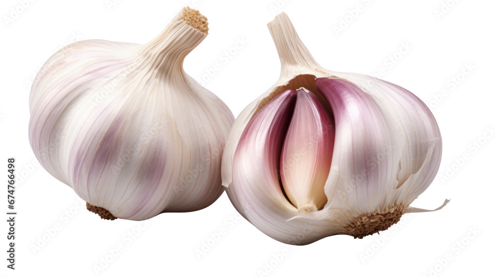 Obraz premium garlic on the transparent background