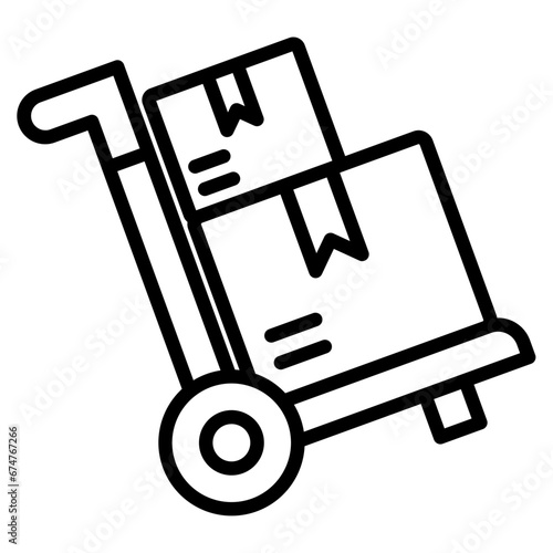 Hand Truck Icon