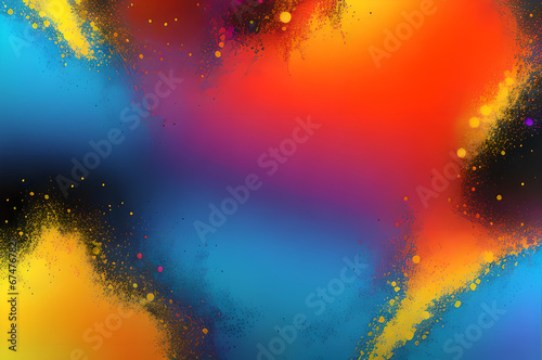 Light abstract wallpaper background design, multicolored modern style, Generative AI © LIUBOMYR