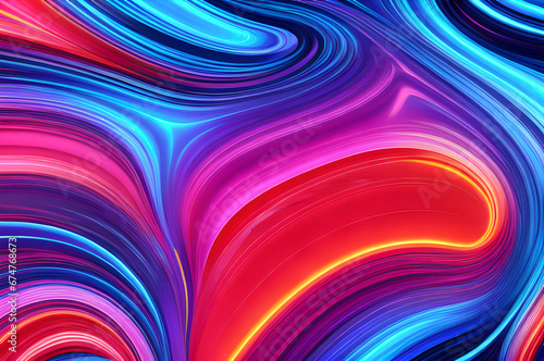 Light abstract wallpaper background design  multicolored modern style  Generative AI