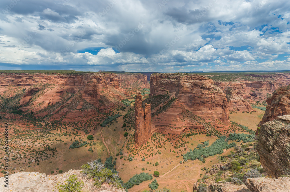 Spider rock in Canyon de Chelly