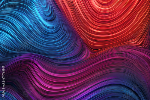 Light abstract wallpaper background design, multicolored modern style, Generative AI