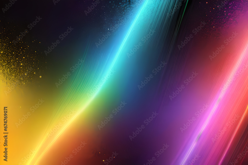 Fototapeta premium Light abstract wallpaper background design, multicolored modern style, Generative AI
