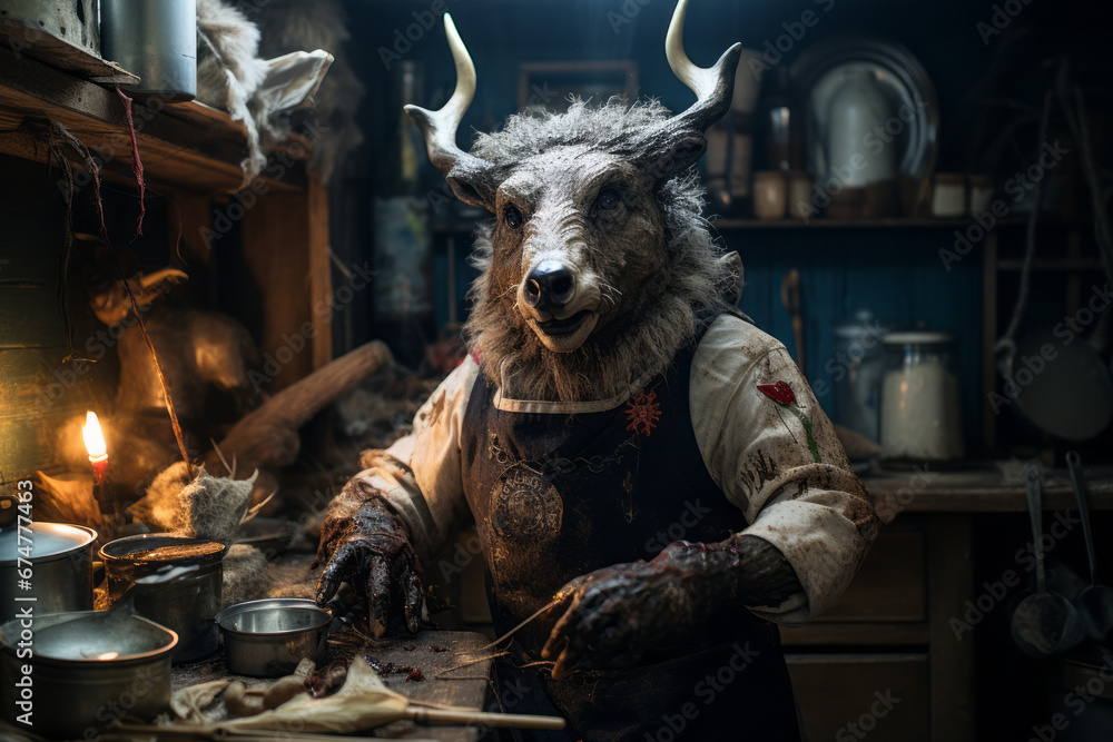 Animals cooking Animals cooking