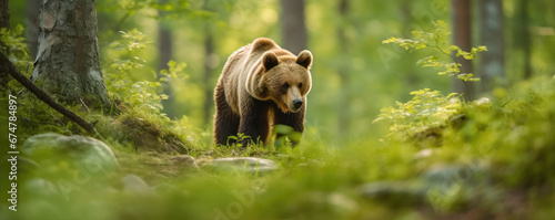 ursus arctos , brown bears, generative ai photo