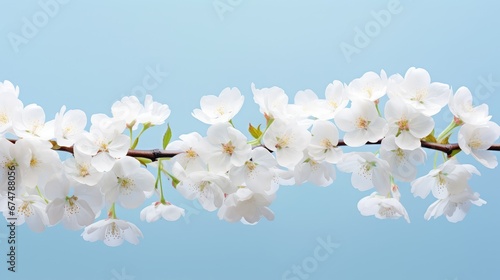 floral white flower background serene illustration beauty natural, closeup green, plant colorful floral white flower background serene