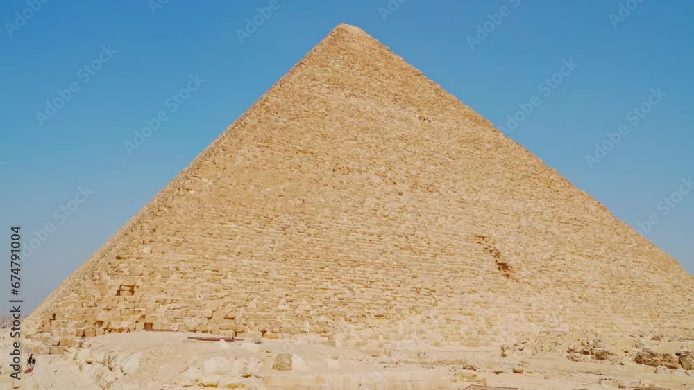 4k, panoramic view of great pyramids of Giza, Egypt 4k, panoramic view of great pyramids of Giza, Egypt