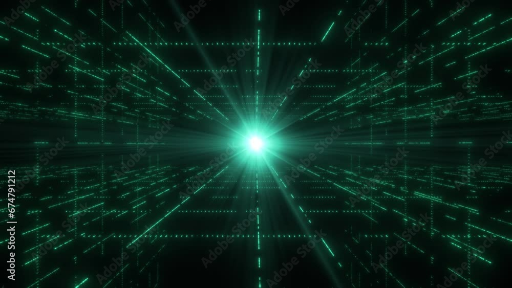 Digital abstract technological animated grid. Science fiction stylish background. Digital abstract technological animated grid. Science fiction stylish background.