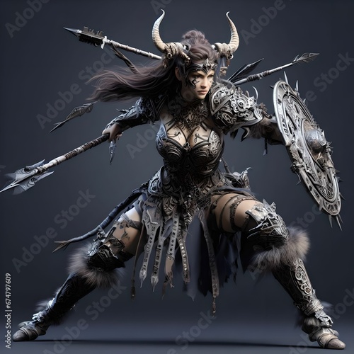 Female Barbarian Warrior