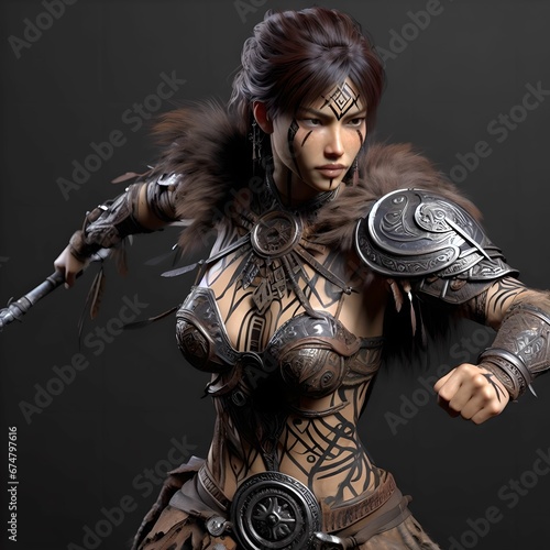 Female Barbarian Warrior