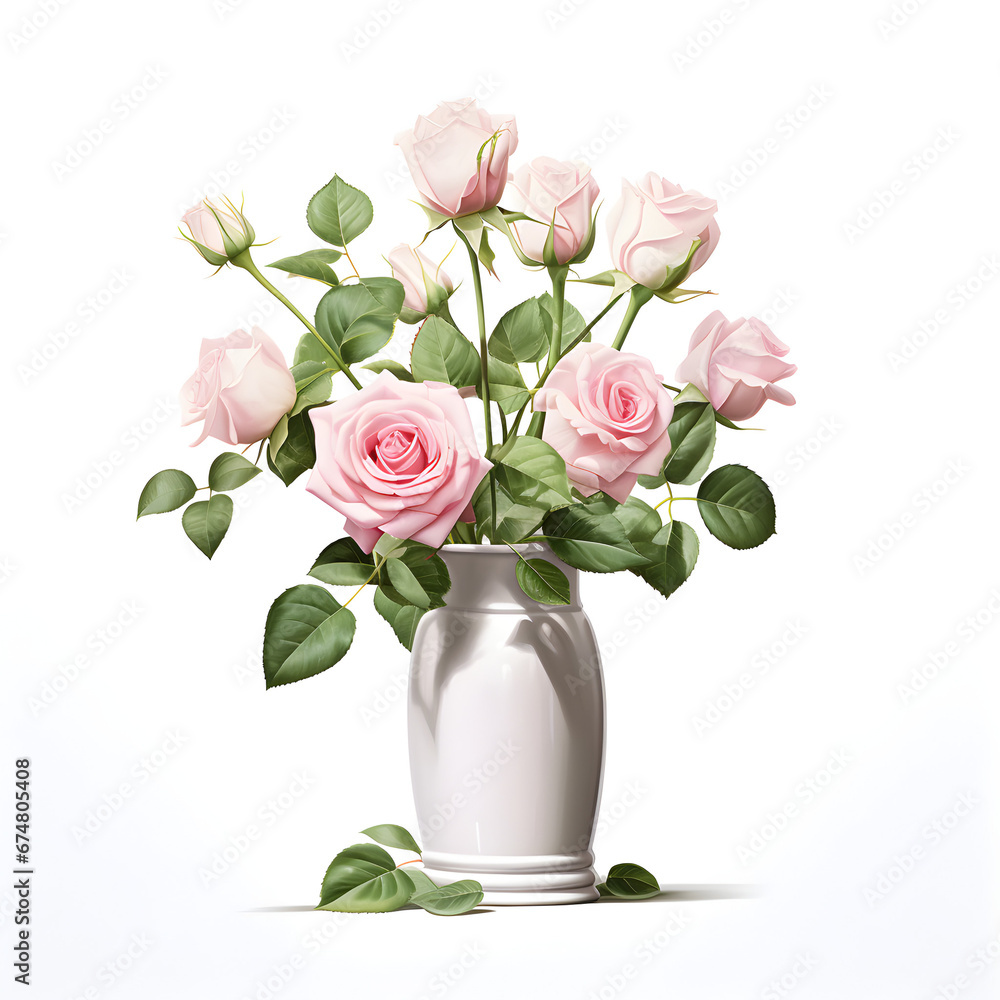 pink roses in vase pink roses in vase
