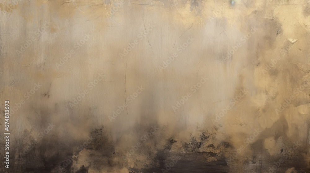 Distressed painted antique wall in gold, cream, silver texture. Beautiful distressed luxury vintage aged metal surface. Ancient, decayed, weathered texture background. - obrazy, fototapety, plakaty 