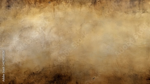 Distressed painted antique wall in gold, cream, silver texture. Beautiful distressed luxury vintage aged metal surface. Ancient, decayed, weathered texture background.