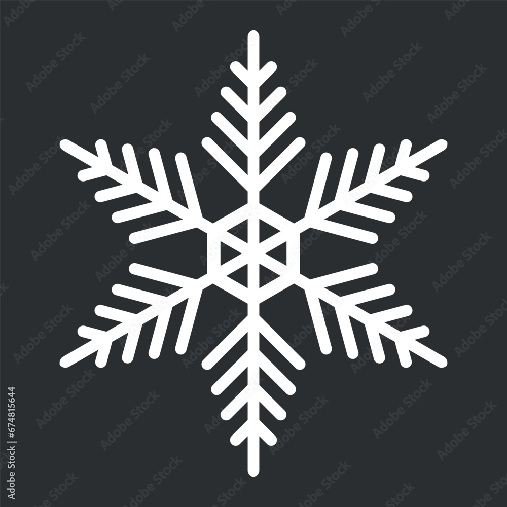 Snow on black background. Winter snowfall. Vector Snow on black background. Winter snowfall. Vector