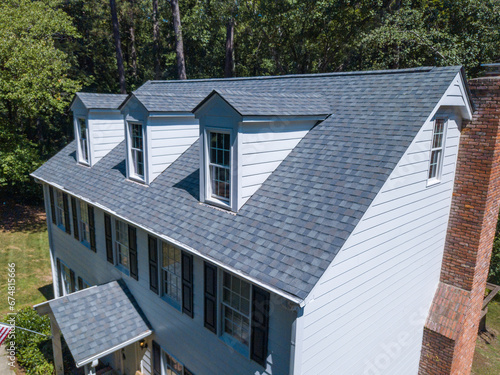 Residential Roofing Drone Photos