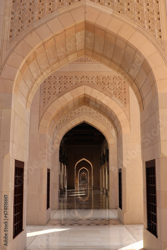 Grande mosquée du sultan Qaboos - Oman photo