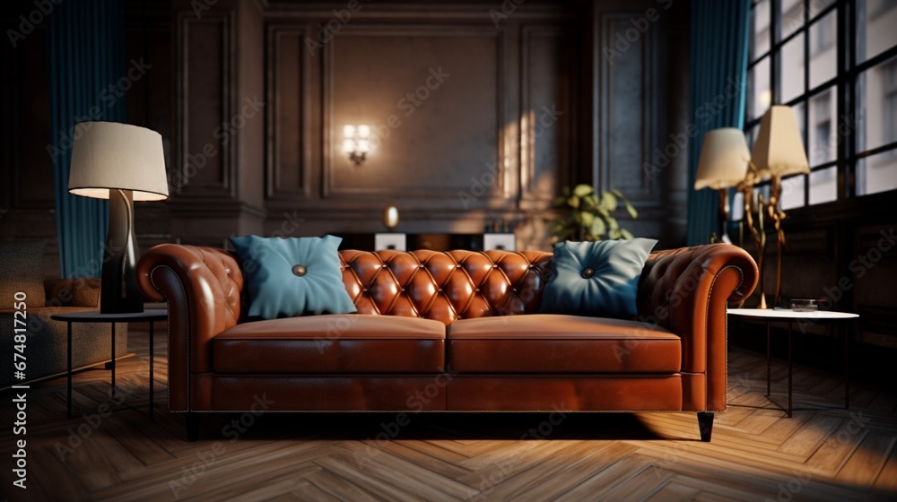 Realistic Sofa made and rendered by 3D software for decoration interrior Realistic Sofa made and rendered by 3D software for decoration interrior