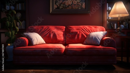 Realistic Sofa made and rendered by 3D software for decoration interrior and etc