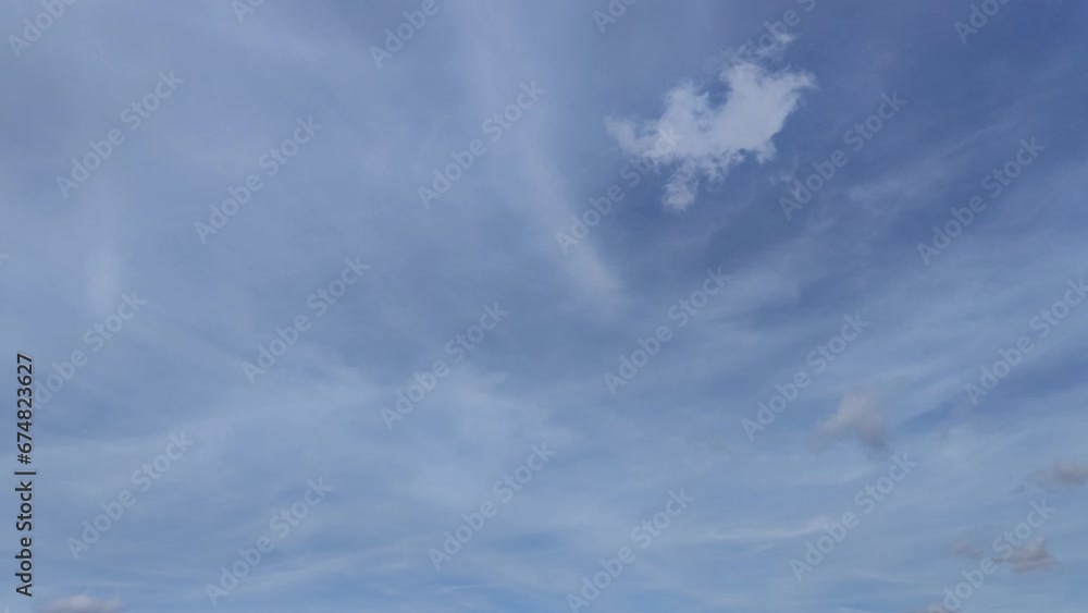 Beautiful afternoon with the sky full of wispy clouds Beautiful afternoon with the sky full of wispy clouds