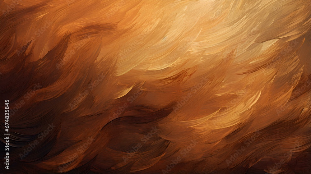 Close up of a Paint Texture in dark brown Colors. Artistic Background of Brushstrokes - obrazy, fototapety, plakaty 
