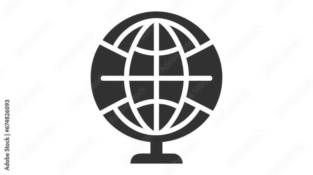 Go to web, internet, globe, earth symbol icon vector illustration on white background Go to web, internet, globe, earth symbol icon vector illustration on white background