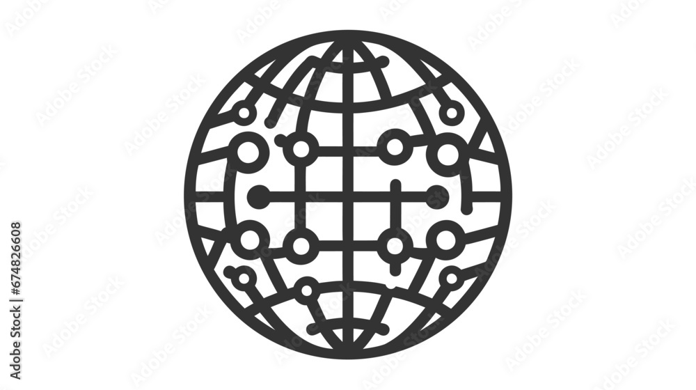 Go to web, internet, globe, earth symbol icon vector illustration on white background Go to web, internet, globe, earth symbol icon vector illustration on white background
