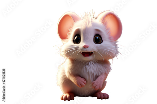 Grinning Mouse Mischief: Funny Mouse © darshika
