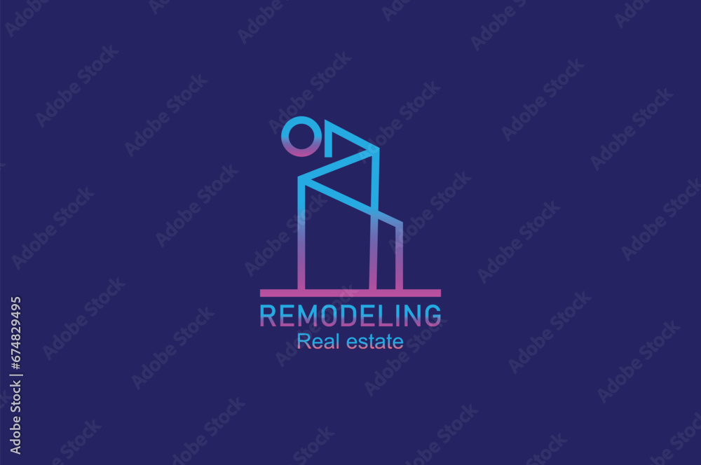 Luxury Building, home, real estate, logo design Luxury Building, home, real estate, logo design