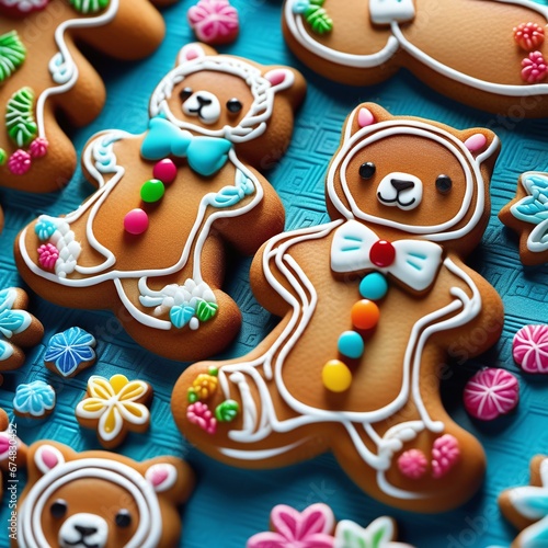 Sweet Alpaca Gingerbread Cookies: Winter-Themed and Adorably Decorated