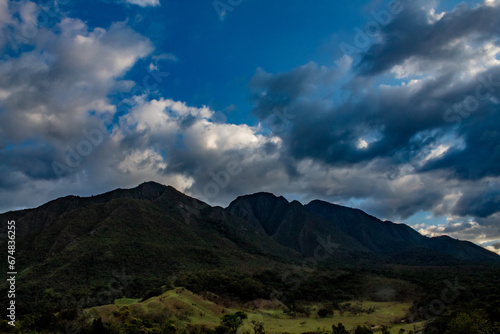 Nature in the mountains of the Colombian Andes