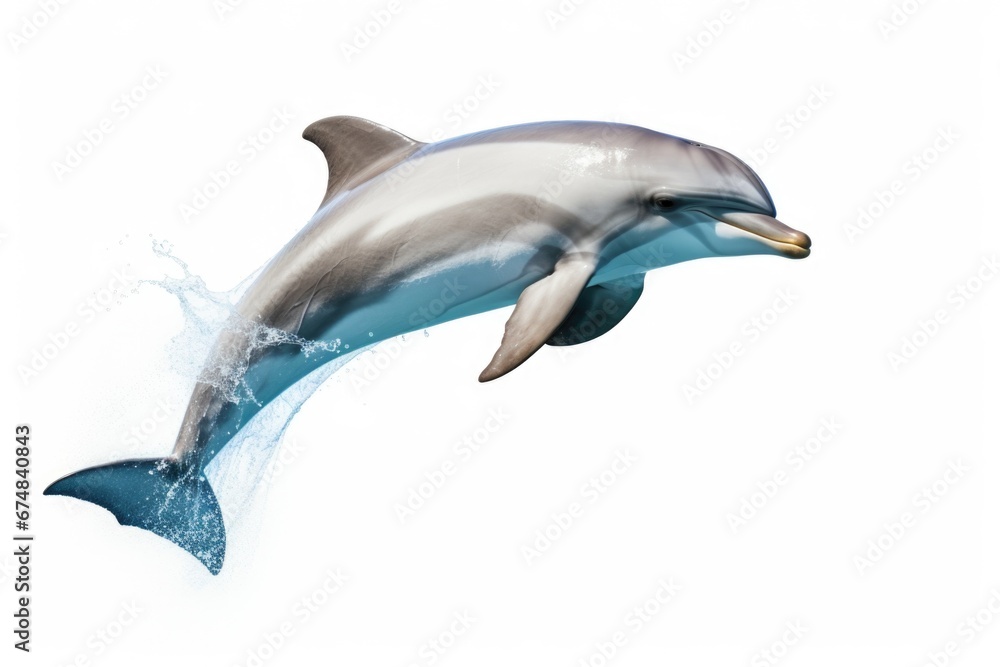 A stunning image capturing the moment a dolphin jumps out of the water. Perfect for nature enthusiasts and marine-themed designs. A stunning image capturing the moment a dolphin jumps out of the water. Perfect for nature enthusiasts and marine-themed designs.