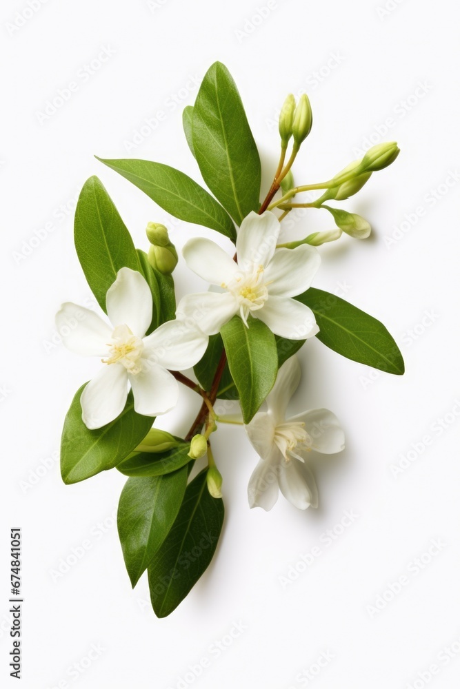 A bunch of white flowers arranged on a white surface. Perfect for adding a touch of elegance to any project.