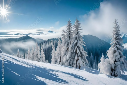 snow covered mountains © Image Studio
