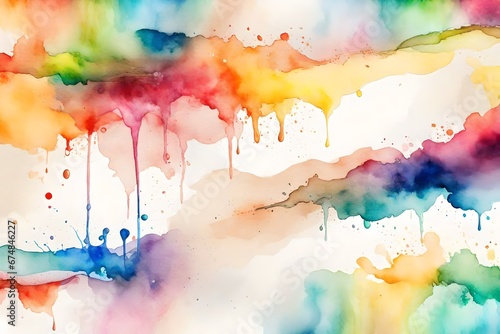 abstract watercolor background with watercolor splashes