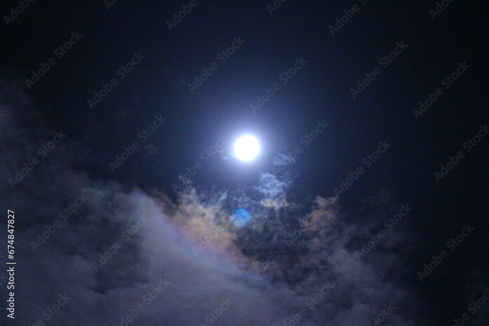 スーパームーン　満月　月のある景色