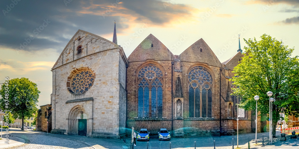 Fototapeta premium Cathedral, Minden, Nordrhein Westfalen, Deutschland 