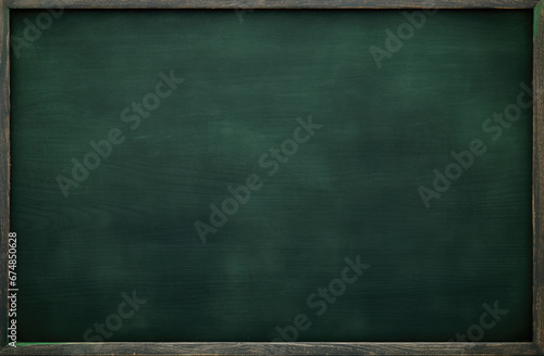 Blank green chalkboard background
