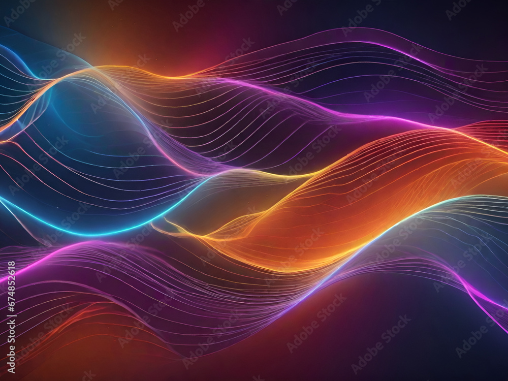 Colorful abstract curve pattern wallpaper. Colorful abstract curve pattern wallpaper.